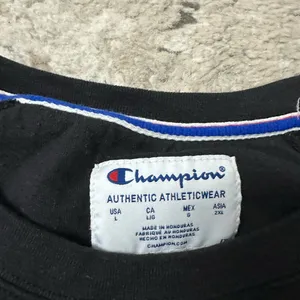 Champion Black Kansas City Chiefs Embroidered Crewneck Size Large thumbnail 2