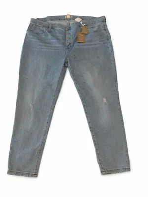 NWT Madewell size 36 High Rise Skinny Crop with Button-Fly thumbnail 1