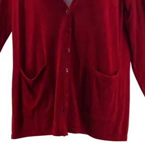 Ulla Popken Cardigan Sweater Red 16‎ Or 18 thumbnail 6