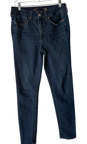 Seven7 Tummyless High Rise Skinny Jeans Dark Wash Women‎ Size 10 thumbnail 1