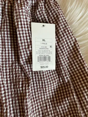 A New Day Brown Gingham Button Front Mini Skirt new  thumbnail 5