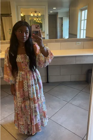 Altar'd State Dress Maxi Floral thumbnail 3