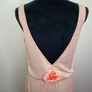 Show Me Your‎ Mumu Kendall Maxi Dress Dusty Blush Crisp Women’s Size Small thumbnail 6