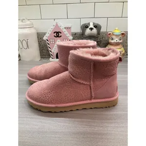 UGG AUSTRALIA‎ CLASSIC MINI SNOW LEOPARD SPARKLE SPOTS BOOTS thumbnail 7