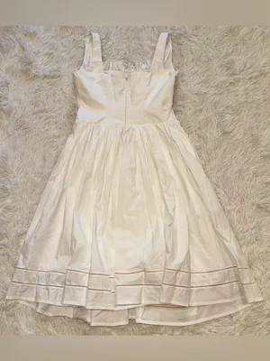 NEW HOUSE OF CB Phoebe Stretch Cotton Broderie Dress sz XL L+ thumbnail 9