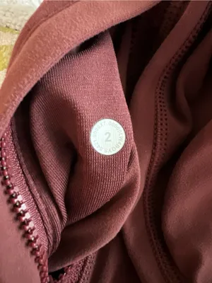 lululemon athletica Define Full-Zip Hooded Nulu Jacket In Smoky Red Size 2 thumbnail 8