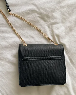 Kendall and Kylie Crossbody black hand bag with gold detailing thumbnail 2