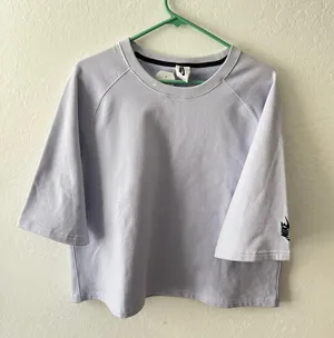 Nike Lab Essentials Tech Light Purple Lilac Fleece Top thumbnail 1