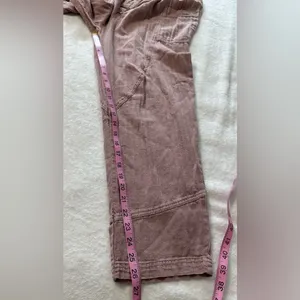 Free People Living in the City Seamed Pink Relaxed Pants thumbnail 8