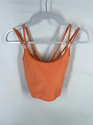Livy & Kate Peachy Paradise Double Strap Swim Top S NWT thumbnail 2