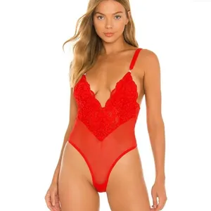 We are HAH -415 Hot As‎ Hell Cheap and Cheerful Bodysuit Red Blood Orange XS thumbnail 2