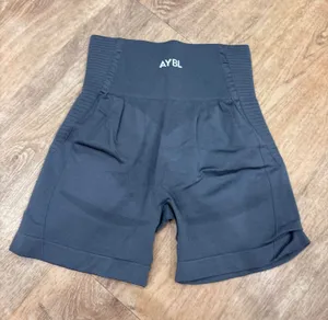 AYBL Grey Seamless Shorts  thumbnail 1