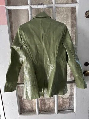 Princess Polly Good Vibes Blazer in Green thumbnail 4