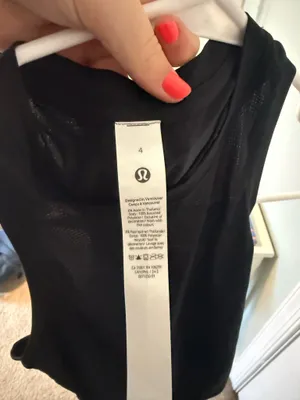 Lululemon Ultralight Hip-Length tank top black 4 thumbnail 4