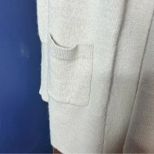 J.Crew Cream Fisherman Coastal Grandma Grandpa Chic Cardigan Sweater Classic M thumbnail 3