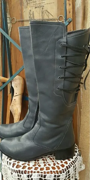 Steve Madden‎ "Bravvest" lace-up Leather Boots as is thumbnail 1