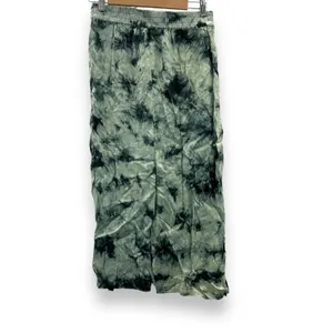 Zara The Batik‎ Blue Tie Dye Pull-On Midi Skirt Sz M thumbnail 5