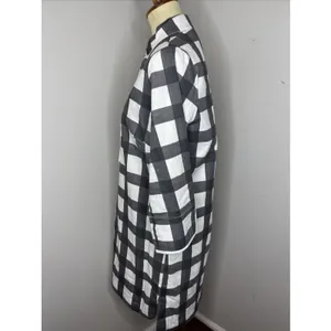 Brooke Wright Designs Talley Shift Dress in Black Check Medium M thumbnail 2