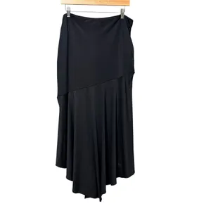 Princess Polly‎ Dreamberry Maxi Skirt Black Asymmetrical Hem US 12 NWT thumbnail 3