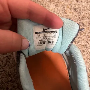Nike Blue and Orange Athletic Shoes Air Max 1 thumbnail 3