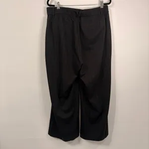 Democracy Dark Gray Plaid Wide Leg Dress Pants Sz 14W thumbnail 5