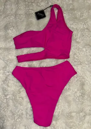 NWT Zaful Hot Pink Bikini Set  thumbnail 7