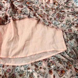 Parker & Rowe Pink Floral Midi Dress Sz S thumbnail 6