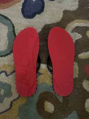 Christian Louboutin Sandals Loubi Flip Rubber Sandals thumbnail 3