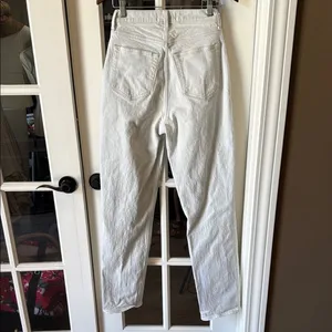 ABERCROMBIE & FITCH Curve Love The Dad High Rise Crossover Jeans Size 27/4L thumbnail 2