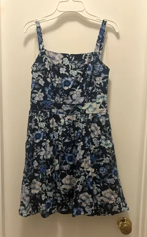 Altard State Floral Blue Mini Dress thumbnail 1