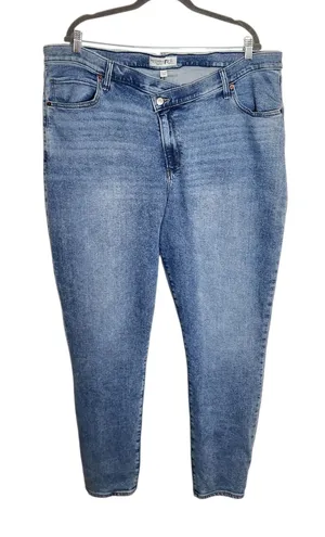 Abercrombie & Fitch Crisscross High Rise Skinny Ankle Jeans Size 24 Long/37 thumbnail 1