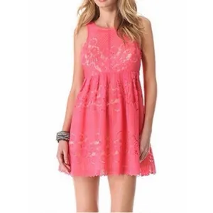 Free People Rocco Lace Mini Dress Size 8 Open Back thumbnail 10