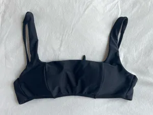 Abercrombie Black Bralette Bikini Top thumbnail 1