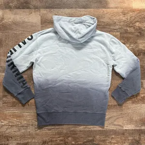 Hollister Women’s Blue Ombré Hooded Sweatshirt XS Kangaroo Pocket thumbnail 3