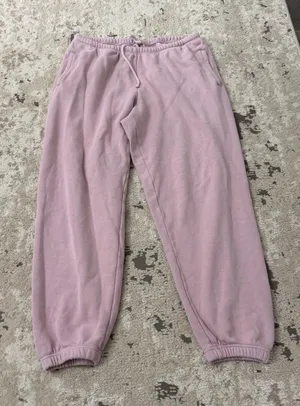Skims Pink Sweatpant Joggers Size Large thumbnail 1