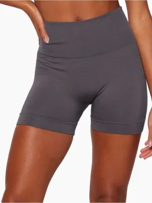 SET Active Sculptflex Seamless Power Shorts Pebble Grey thumbnail 1