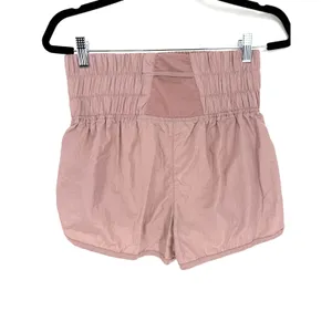 Free People FP Movement The Way Home Shorts Mauve Pink High Waist Running Medium thumbnail 3