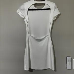 Reformation Christy Knit Dress White Size L thumbnail 6