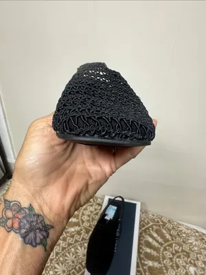 Karen Scott Black Crochet Slingback Flats thumbnail 4