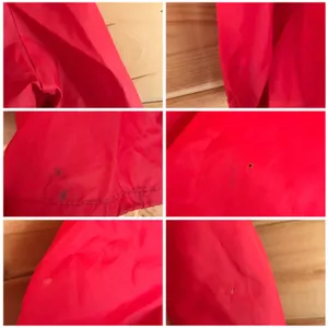 Vintage Red/White Firefighter Quarter Zip Windbreaker Jacket thumbnail 5