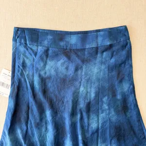 Free People Martine Flirt Tie Dye‎ Mini Skirt Navy Blue Womens Size 6 NWT boho thumbnail 7