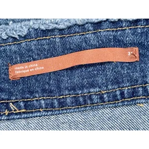 PILCRO Anthropologie Blue Denim Distressed Wide Leg Flare Jeans Womens Size 31 thumbnail 6