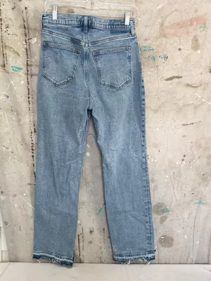 Abercrombie the Ankle Straight Ultra High Rise Jeans thumbnail 3