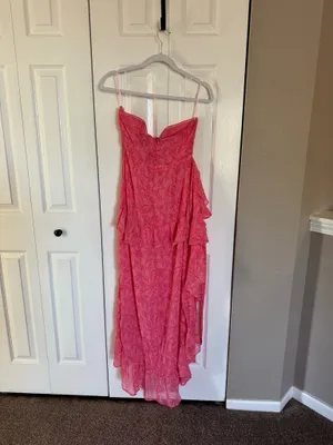 Olivaceous Floral Wrap Dress thumbnail 7