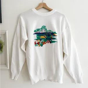 VINTAGE Architect Golf Course Crewneck Sweatshirt Size Medium thumbnail 1