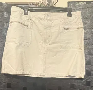 YTK Old Navy Mini Skirt 12 Ultra Low Rise Cargo Utility Grunge Rave Indie thumbnail 1