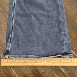 American Eagle Super High Rise Distressed Baggy Wide Leg Jeans Womens 14 Long thumbnail 7