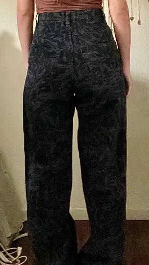 No Fear H&M Black Designed Jeans thumbnail 3