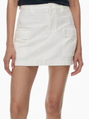 Aritzia TNA white cargo mini skirt thumbnail 1