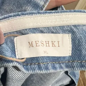 Meshki Women's XL Teddi Denim Strapless Mini Dress Blue Casual Summer thumbnail 7